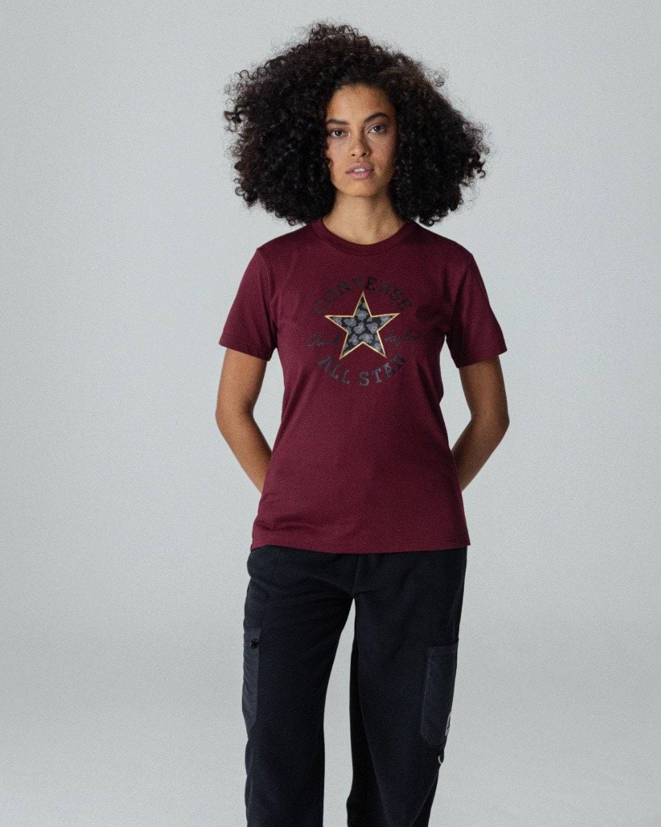 Leopard Chuck Taylor Patch T-Shirt