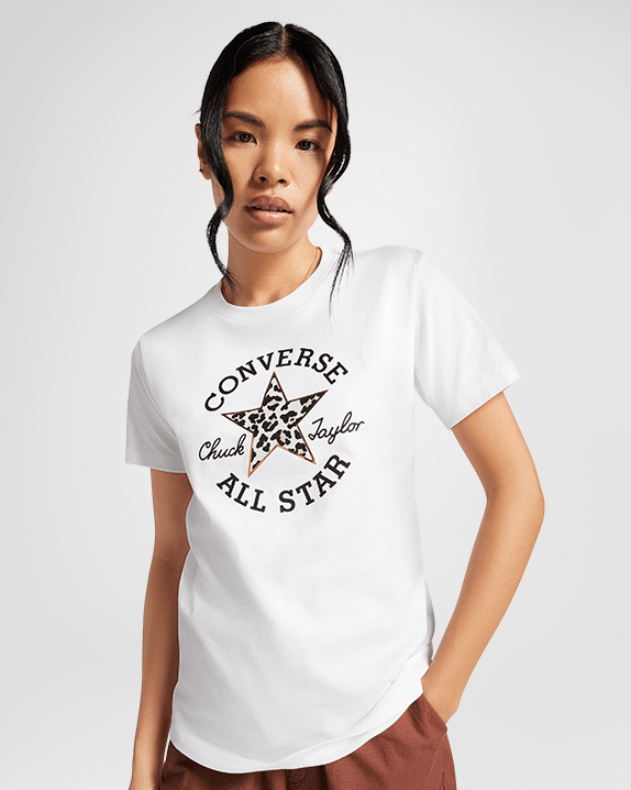 Leopard Chuck Taylor Patch T-Shirt