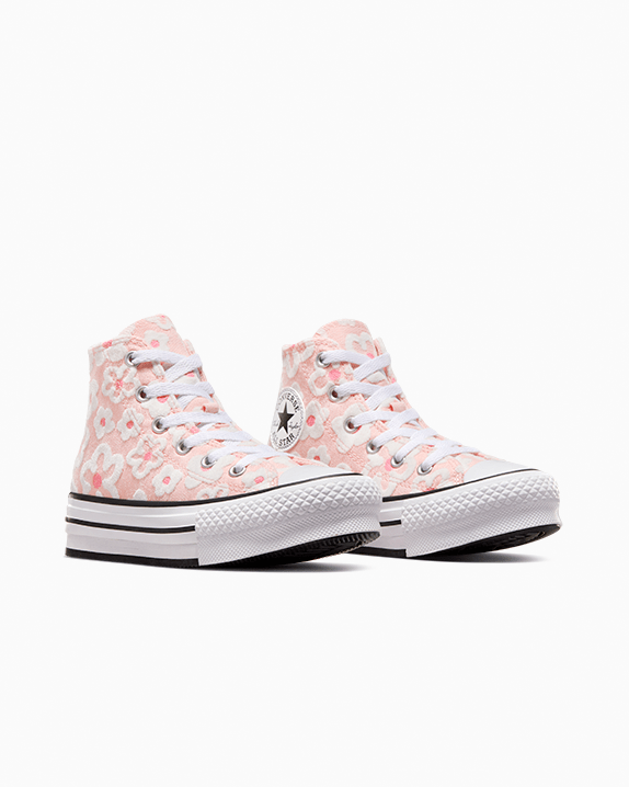 Chuck Taylor All Star Lift Platform Floral Embroidery