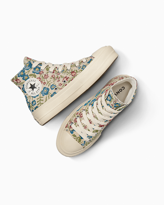 Chuck Taylor All Star Lift Platform Floral Tapestry