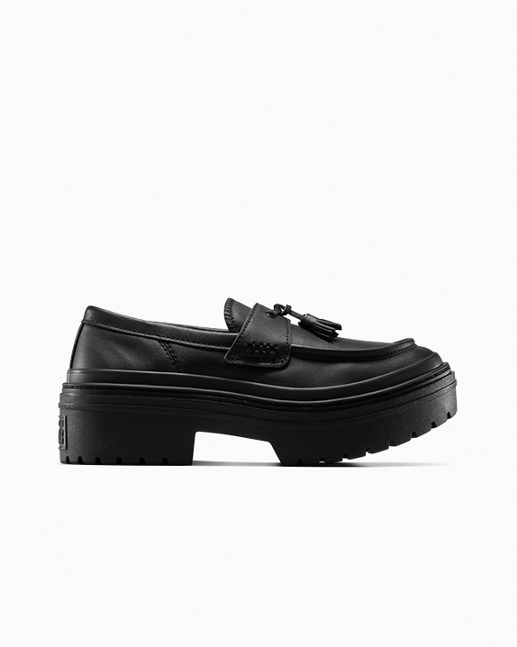 Chuck Taylor All Star Lugged Heel Loafer Platform Leather